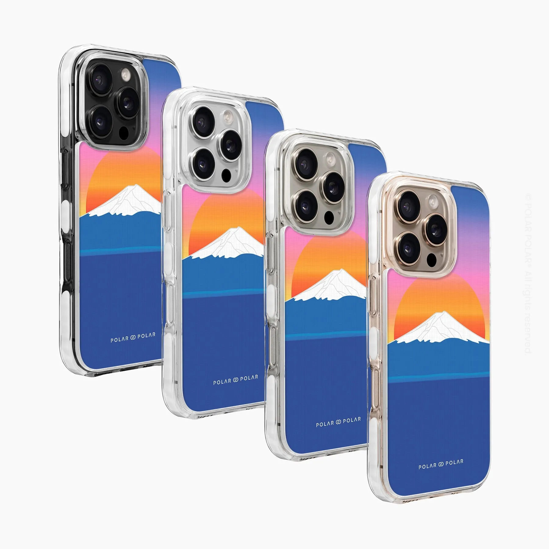 Fujisan Sunset - iPhone 16 Pro Clear Bumper MagSafe Case