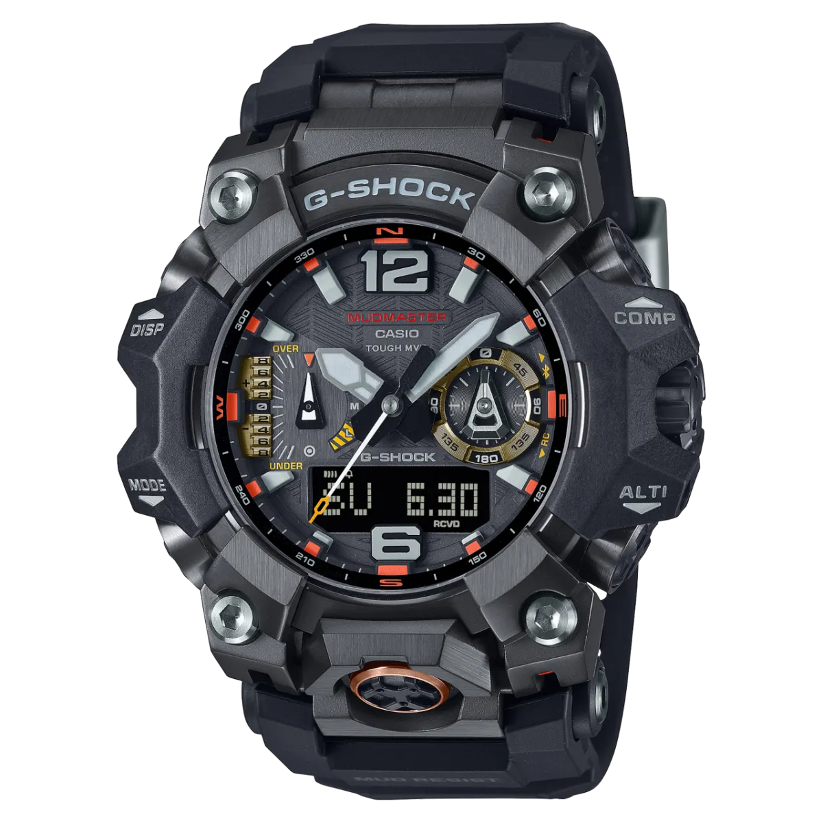 G-Shock Master of G MUDMASTER Emergency Colors Digi-Analog Watch GWG-B1000EC-1A