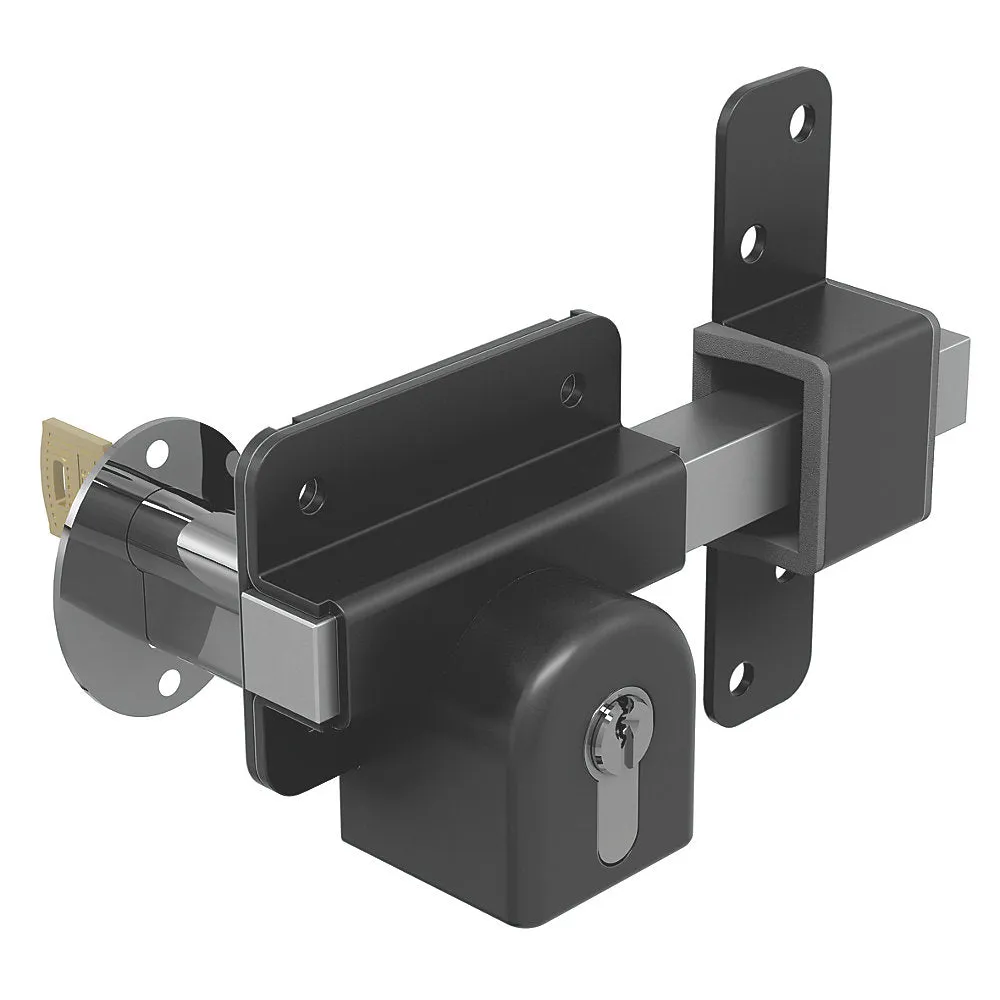 Gatemate Euro Profile Long Throw Lock - Double Locking