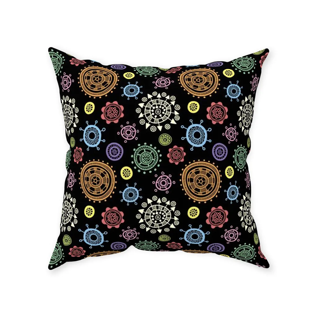 Gears and Cogs Throw Pillow