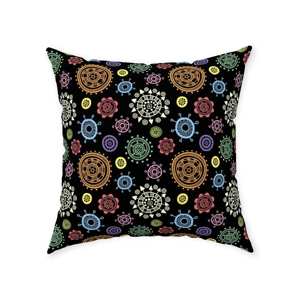 Gears and Cogs Throw Pillow