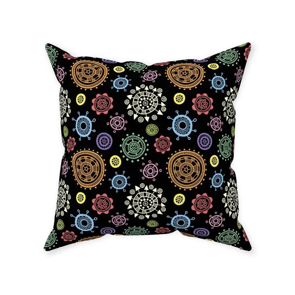 Gears and Cogs Throw Pillow