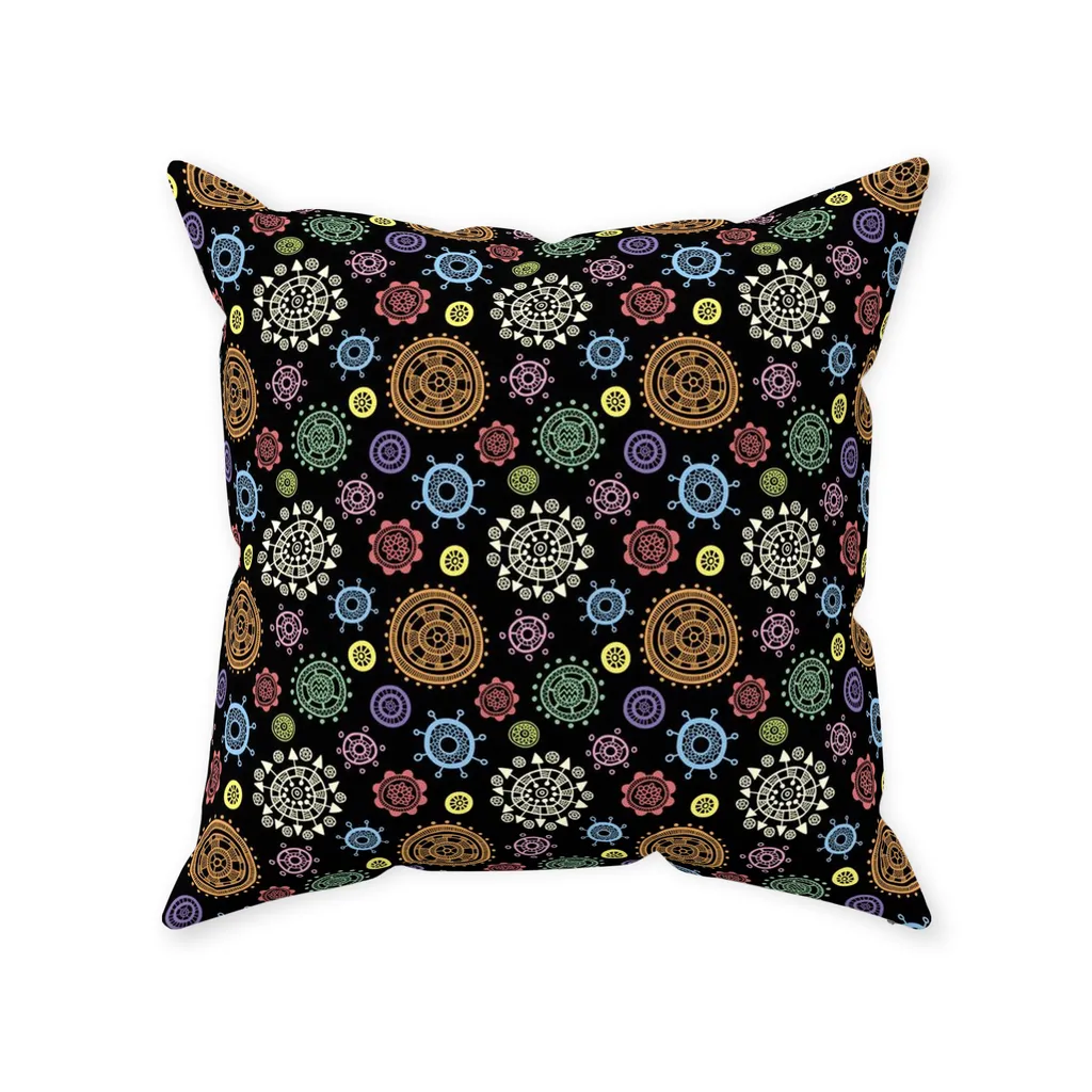Gears and Cogs Throw Pillow