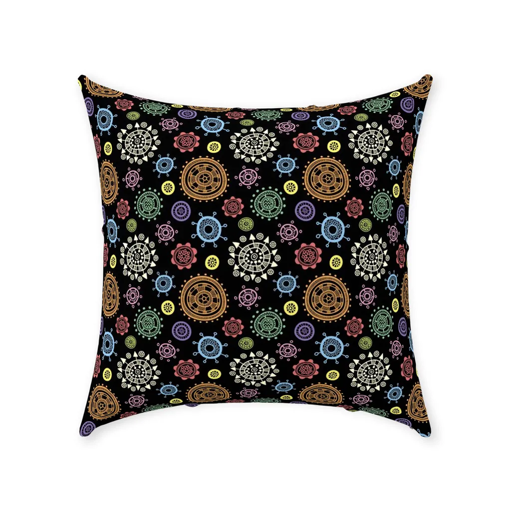 Gears and Cogs Throw Pillow