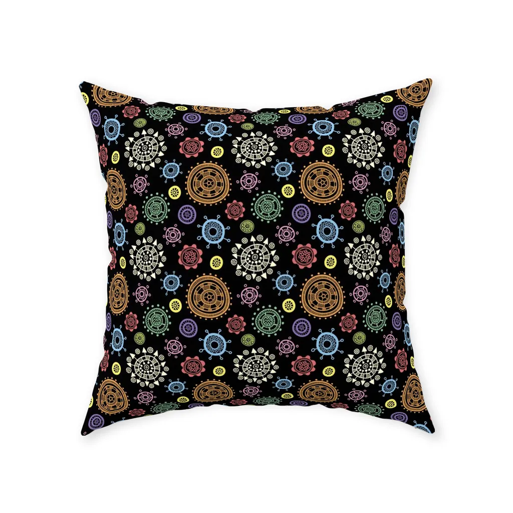Gears and Cogs Throw Pillow