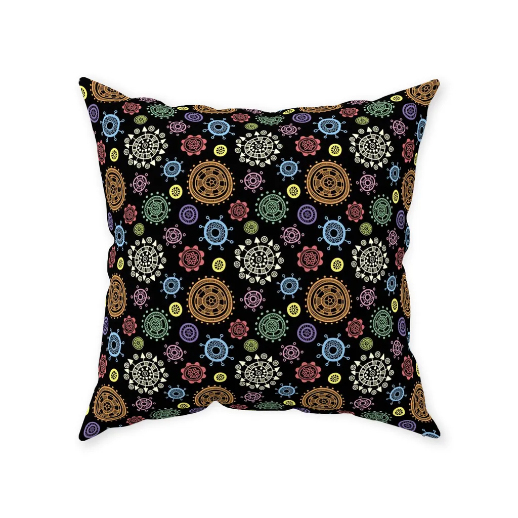 Gears and Cogs Throw Pillow