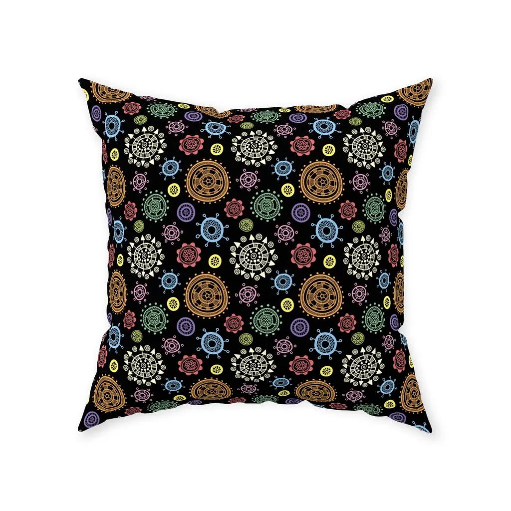 Gears and Cogs Throw Pillow
