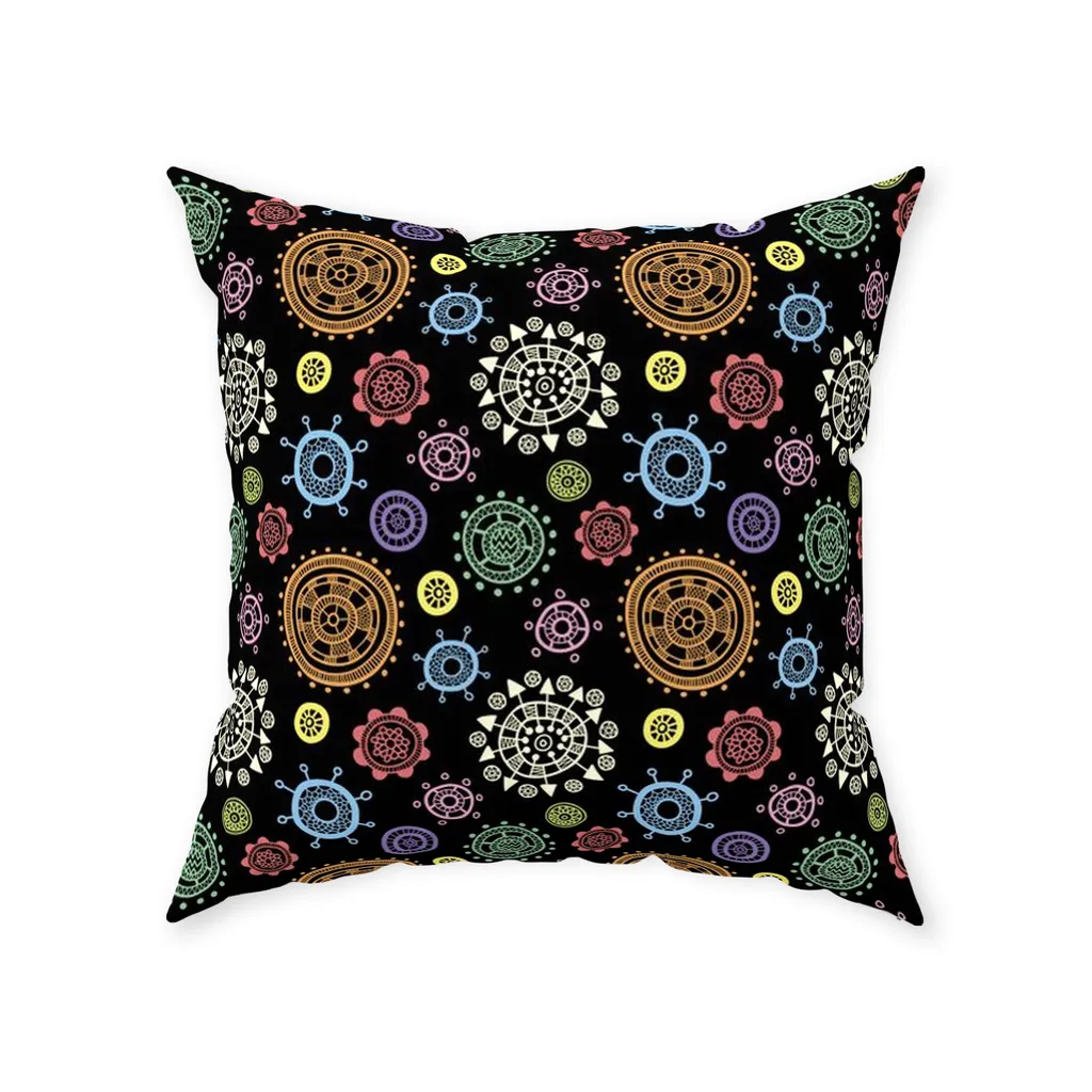 Gears and Cogs Throw Pillow