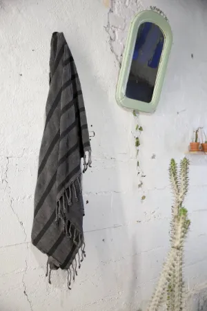 Gece Pestemal Scarf in Dark Grey