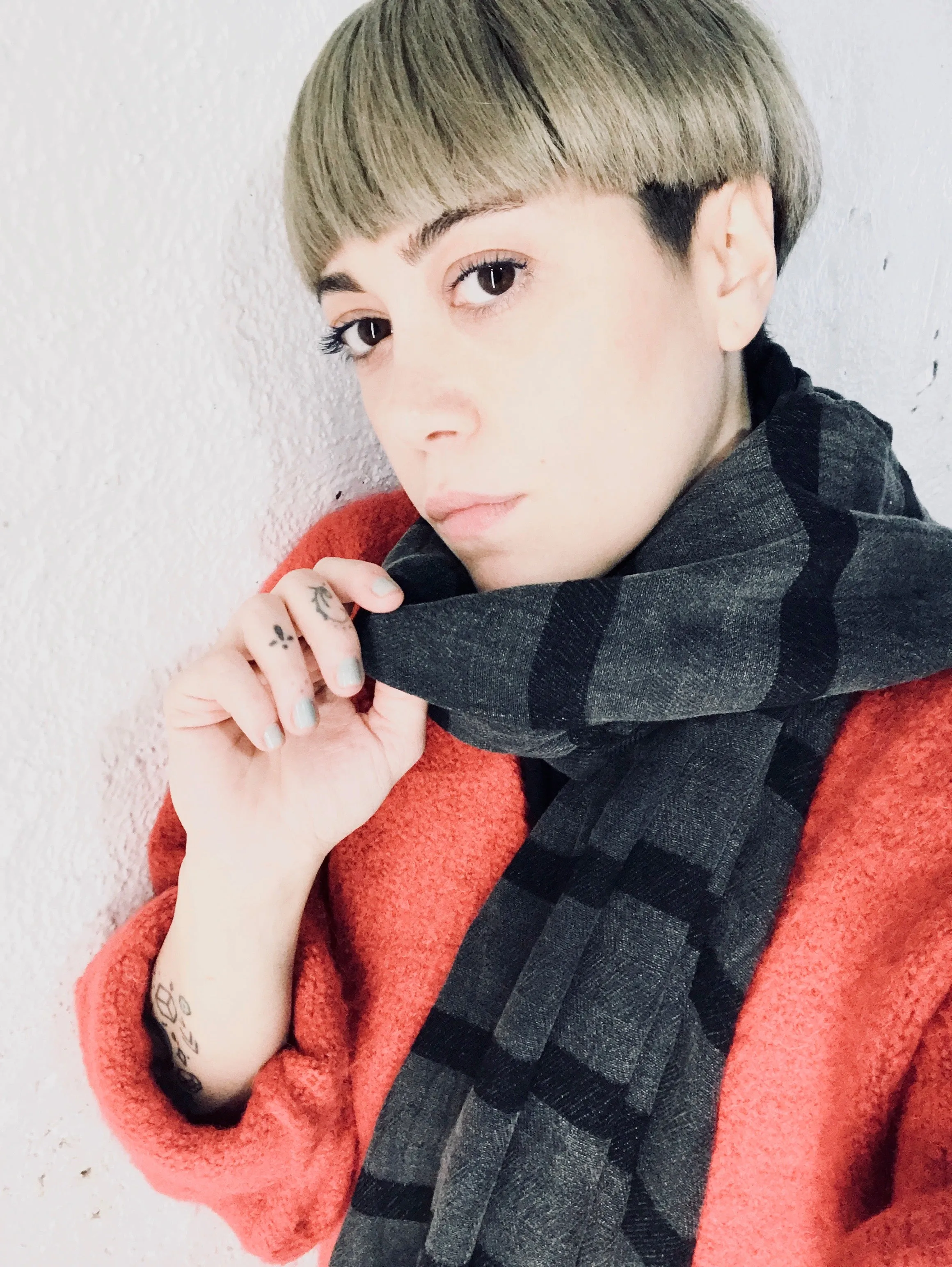 Gece Pestemal Scarf in Dark Grey