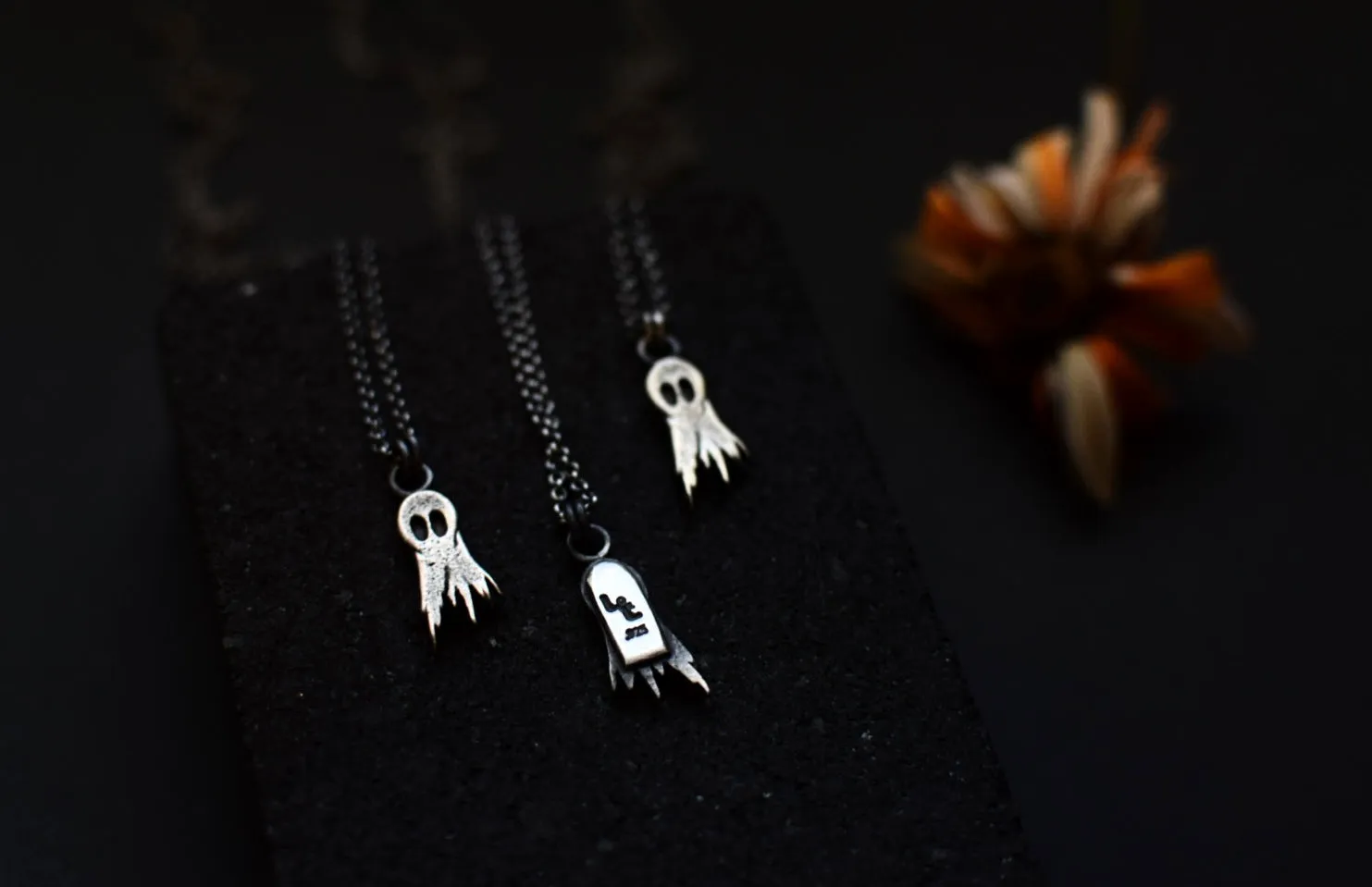 Ghost Charm Necklace