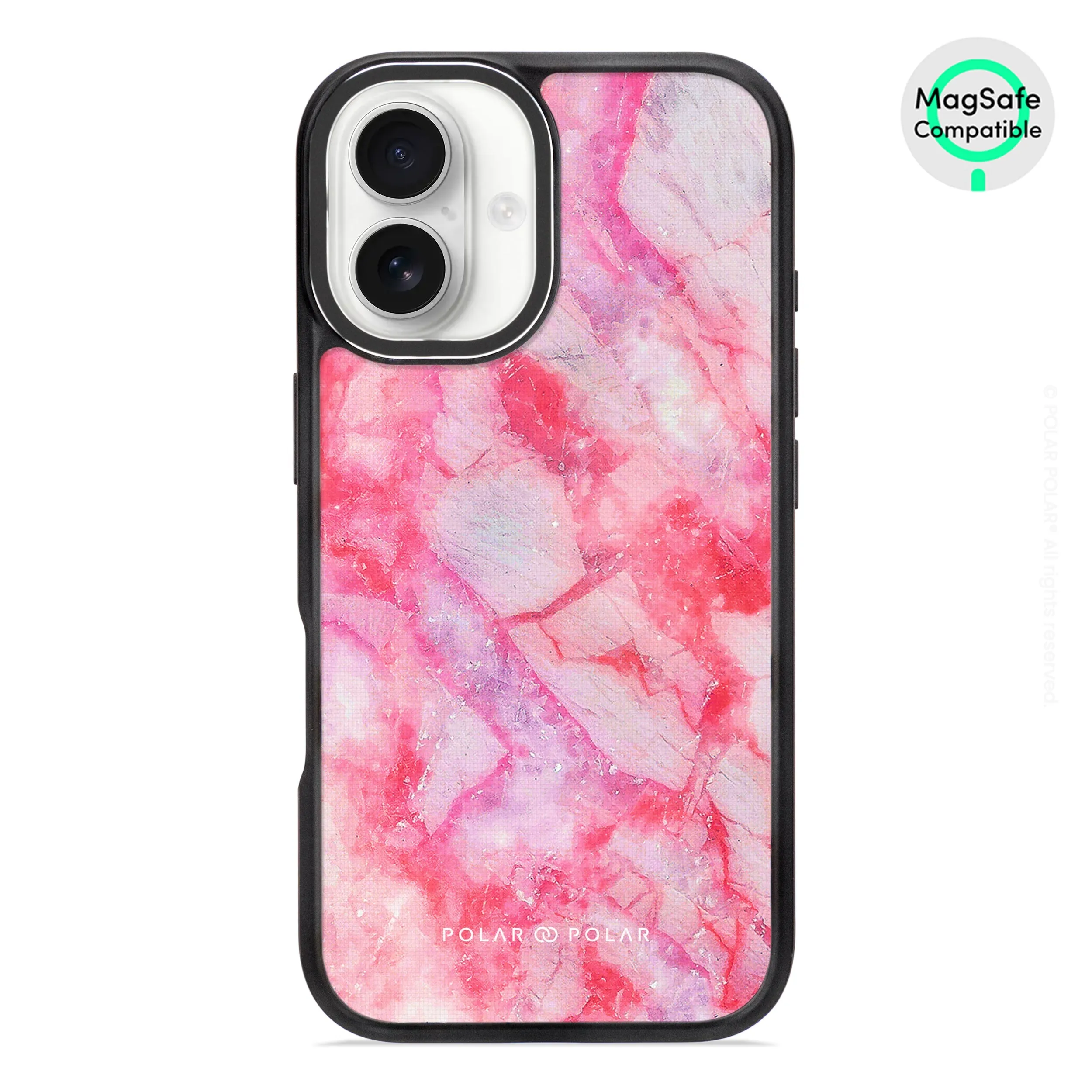 Gloaming Island - iPhone 16 Frosted Black Bumper MagSafe Case