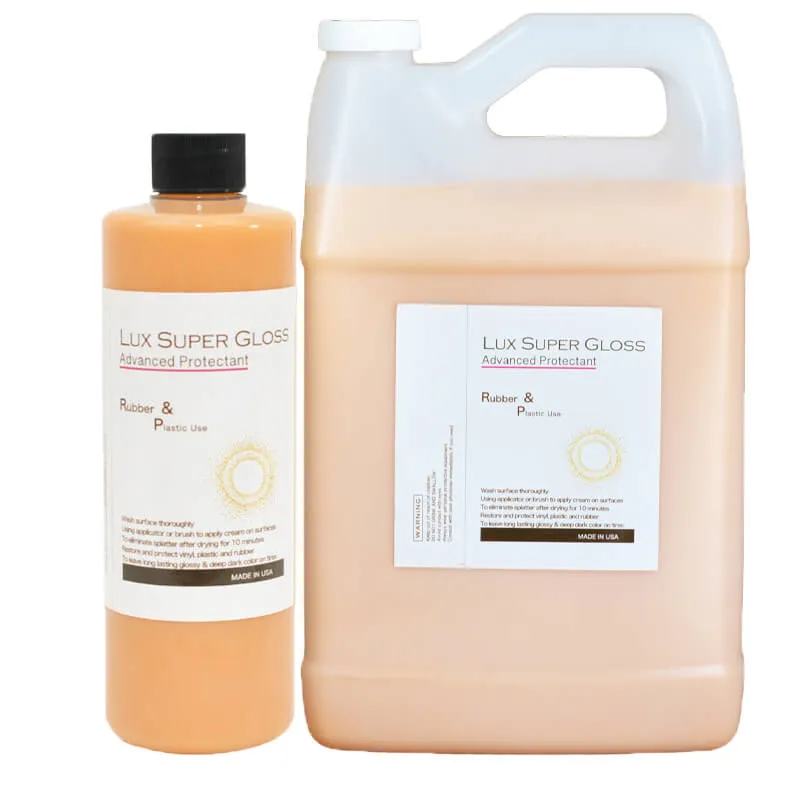 Gloss and Durable Rubber & Plastic Protectant