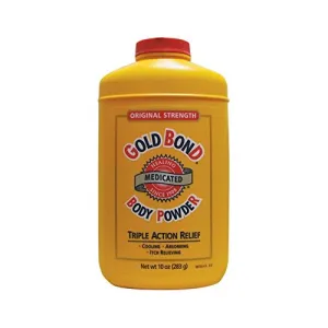 Gold Bond Triple Action Medicated Body Powder -- 10 oz (Pack of 2)