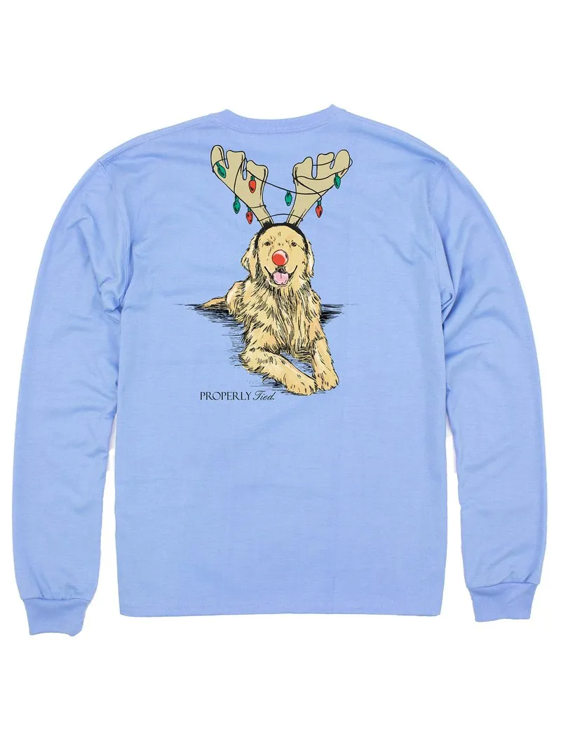 Golden Holiday Long Sleeve Tee