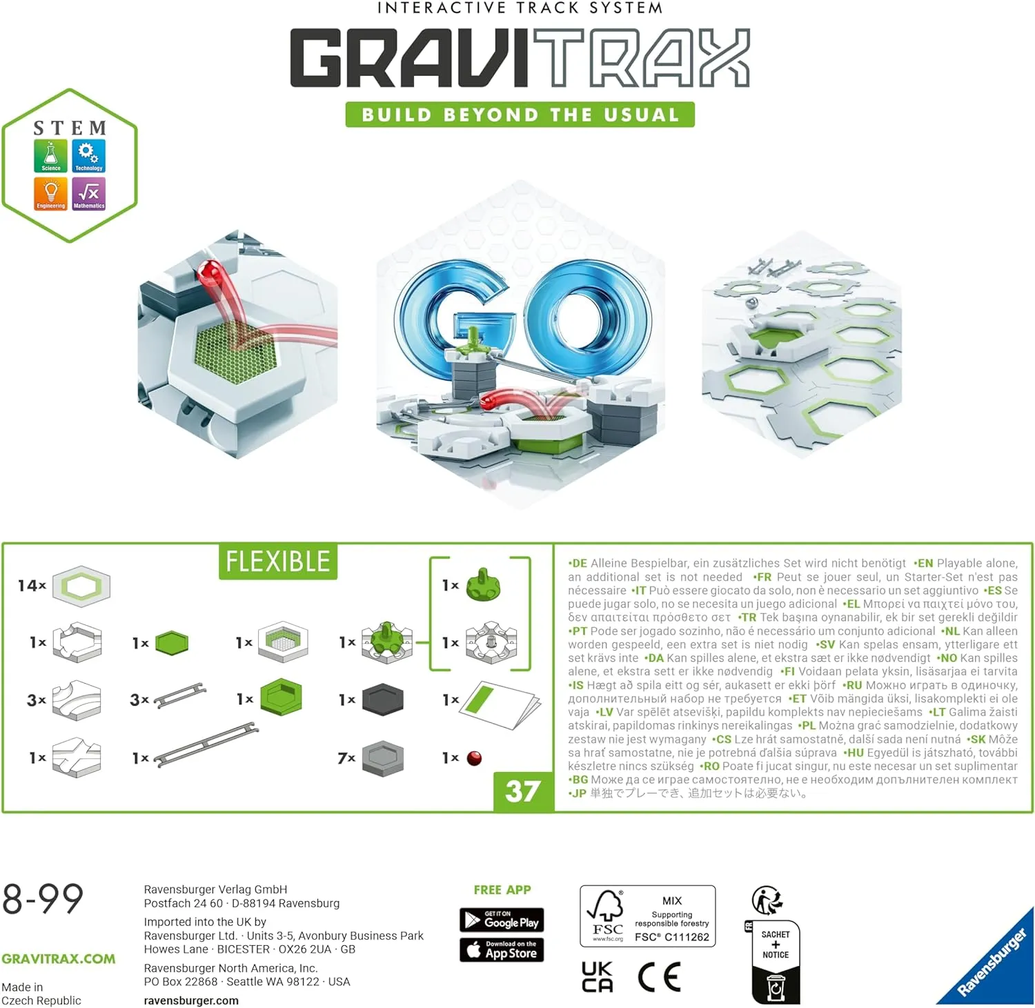 GraviTrax Core Go: Flexible