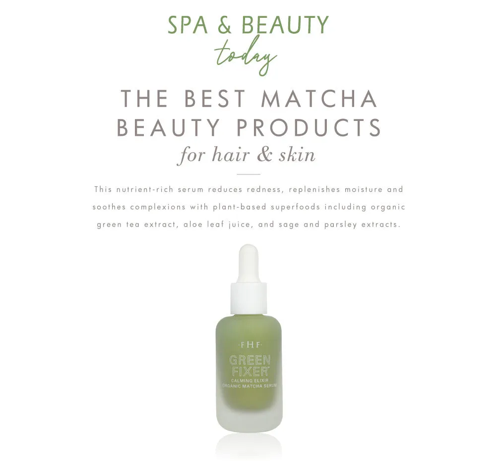 Green Fixer® | Calming Elixir Organic Matcha Serum