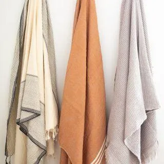 Hand-loomed Turkish Towel/Throw/Tablecloth, multiple styles