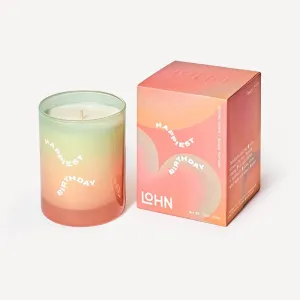 Happiest Bday - Birthday Candle