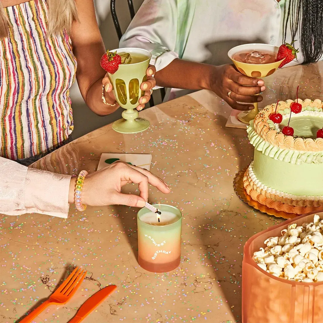 Happiest Bday - Birthday Candle