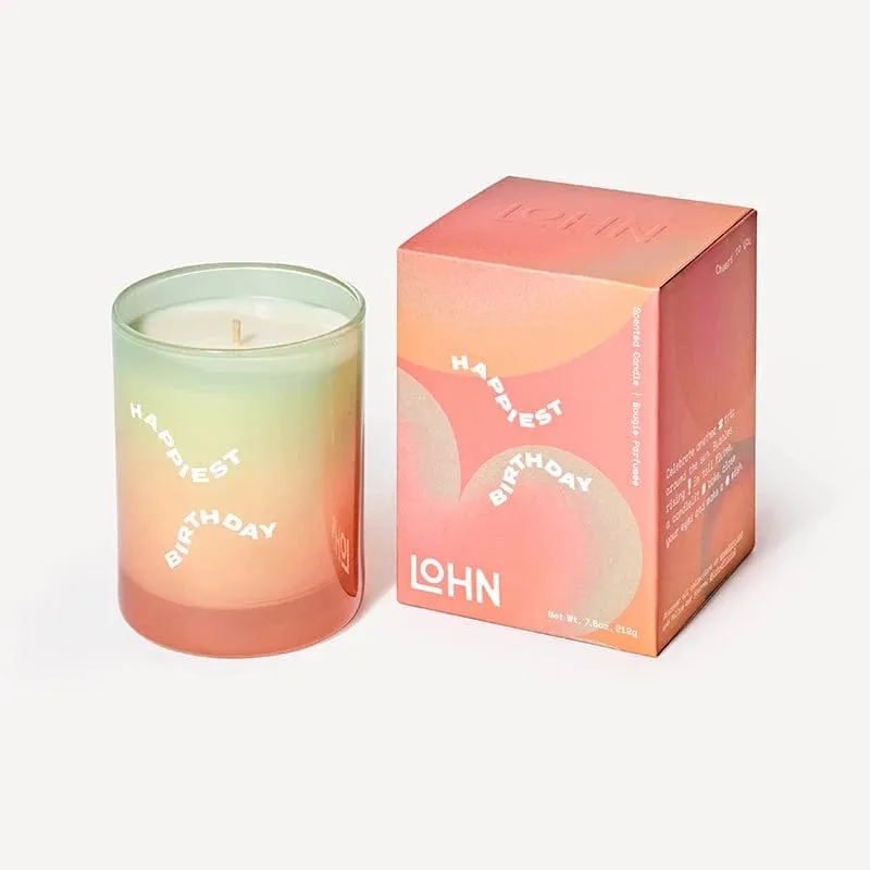 Happiest Bday - Birthday Candle
