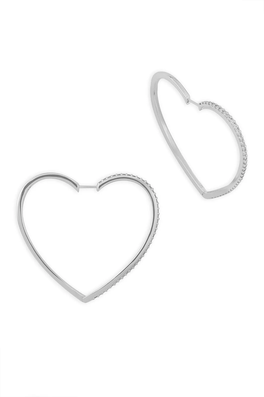 Heart Hoops, Silver