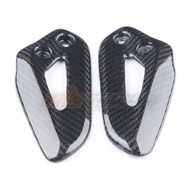 Heel Plate Guard Cover For Triumph Speed Twin 1200 2019-2021 Carbon Fiber