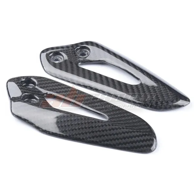 Heel Plate Guard Cover For Triumph Speed Twin 1200 2019-2021 Carbon Fiber