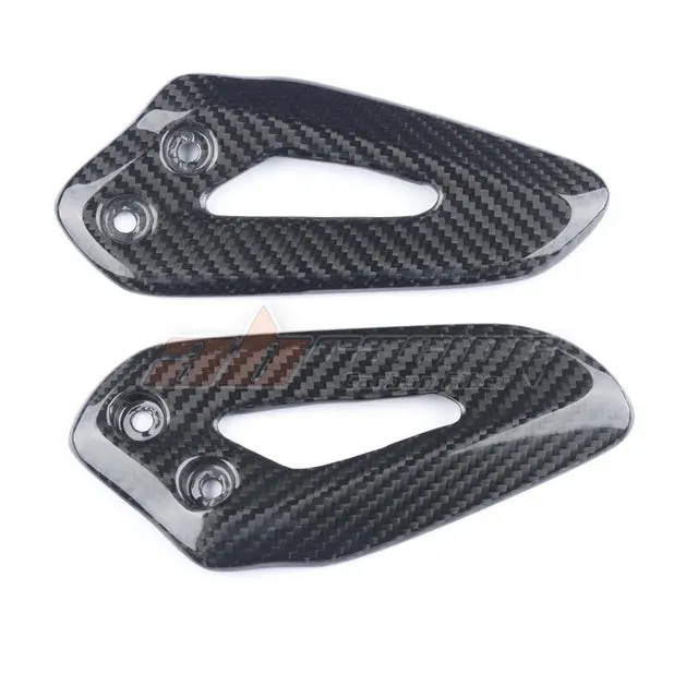 Heel Plate Guard Cover For Triumph Speed Twin 1200 2019-2021 Carbon Fiber