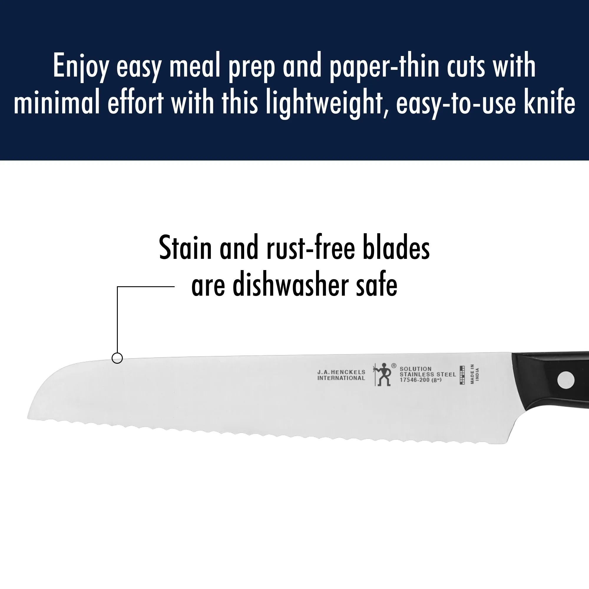 Henckels Solution 8-inch Bread Knife