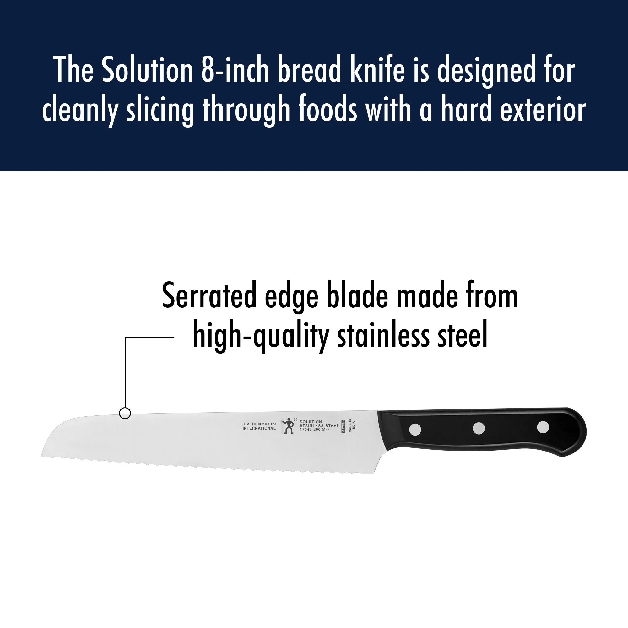 Henckels Solution 8-inch Bread Knife