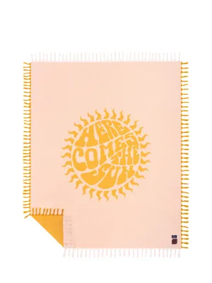 Here Comes The Sun Throw Blanket
