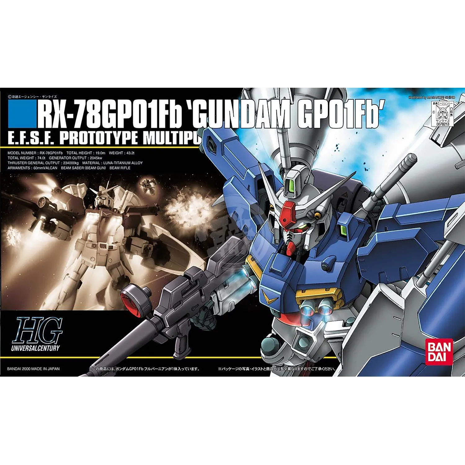 HG Gundam GP-01 Fb