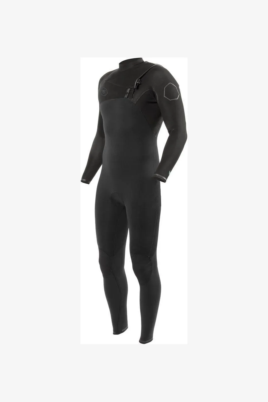 HIGH SEAS II 3/2mm CHEST ZIP FULL SUIT - STEALTH