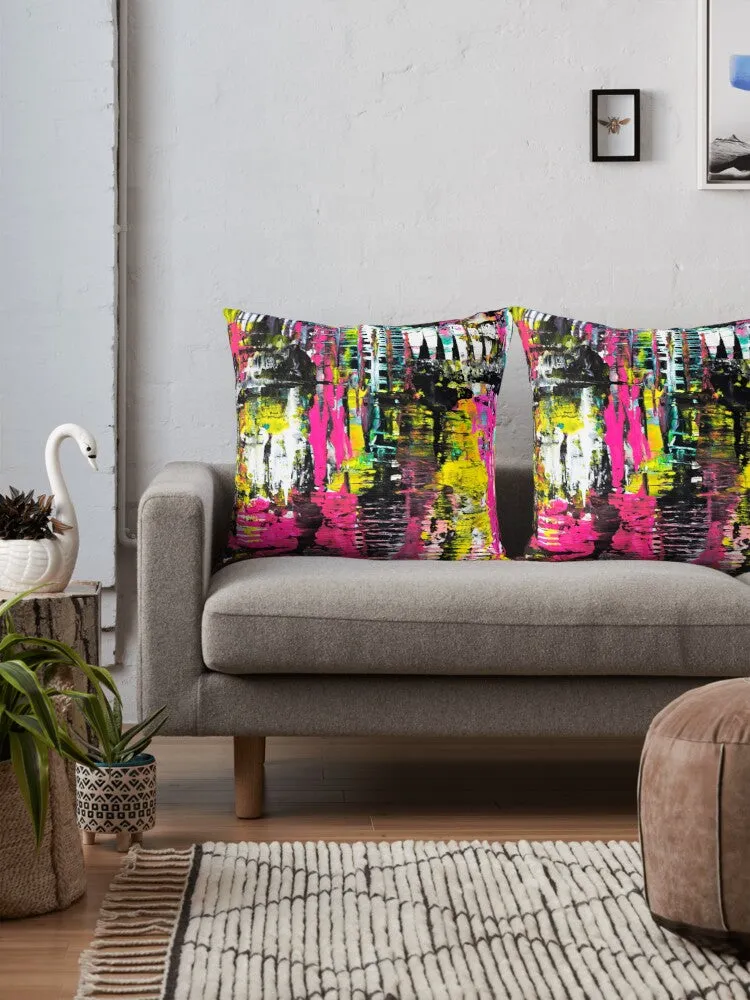 High Voltage Throw Pillow
