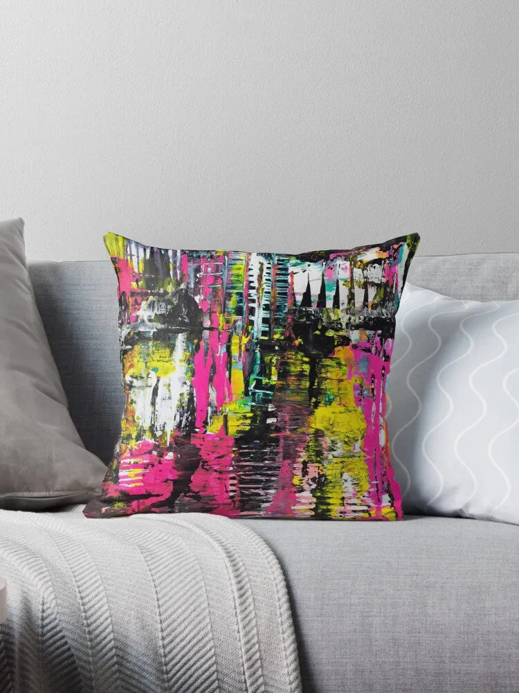 High Voltage Throw Pillow
