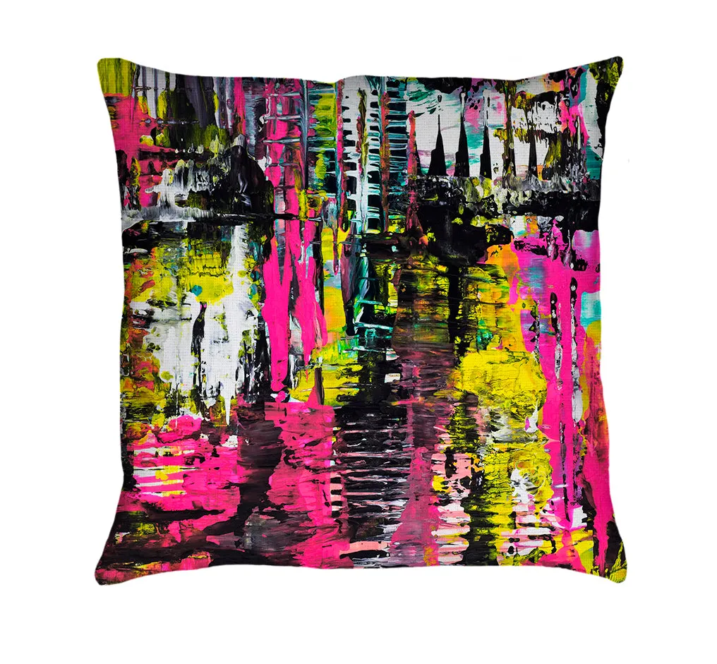 High Voltage Throw Pillow