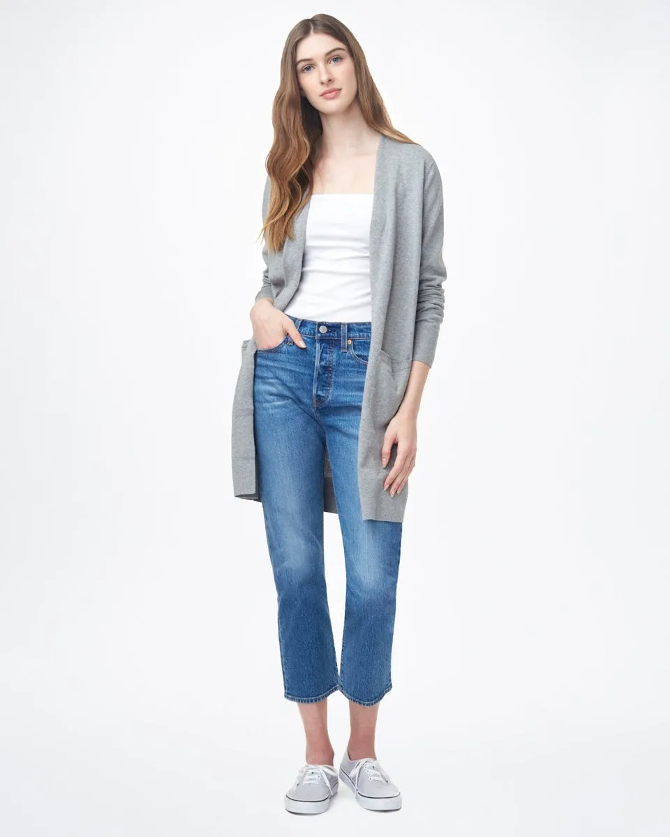 Highline Cotton Sage Cardigan