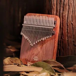 Hluru 21 Keys Board Kalimba | Walnut Zambia Redwood Sandel Wood