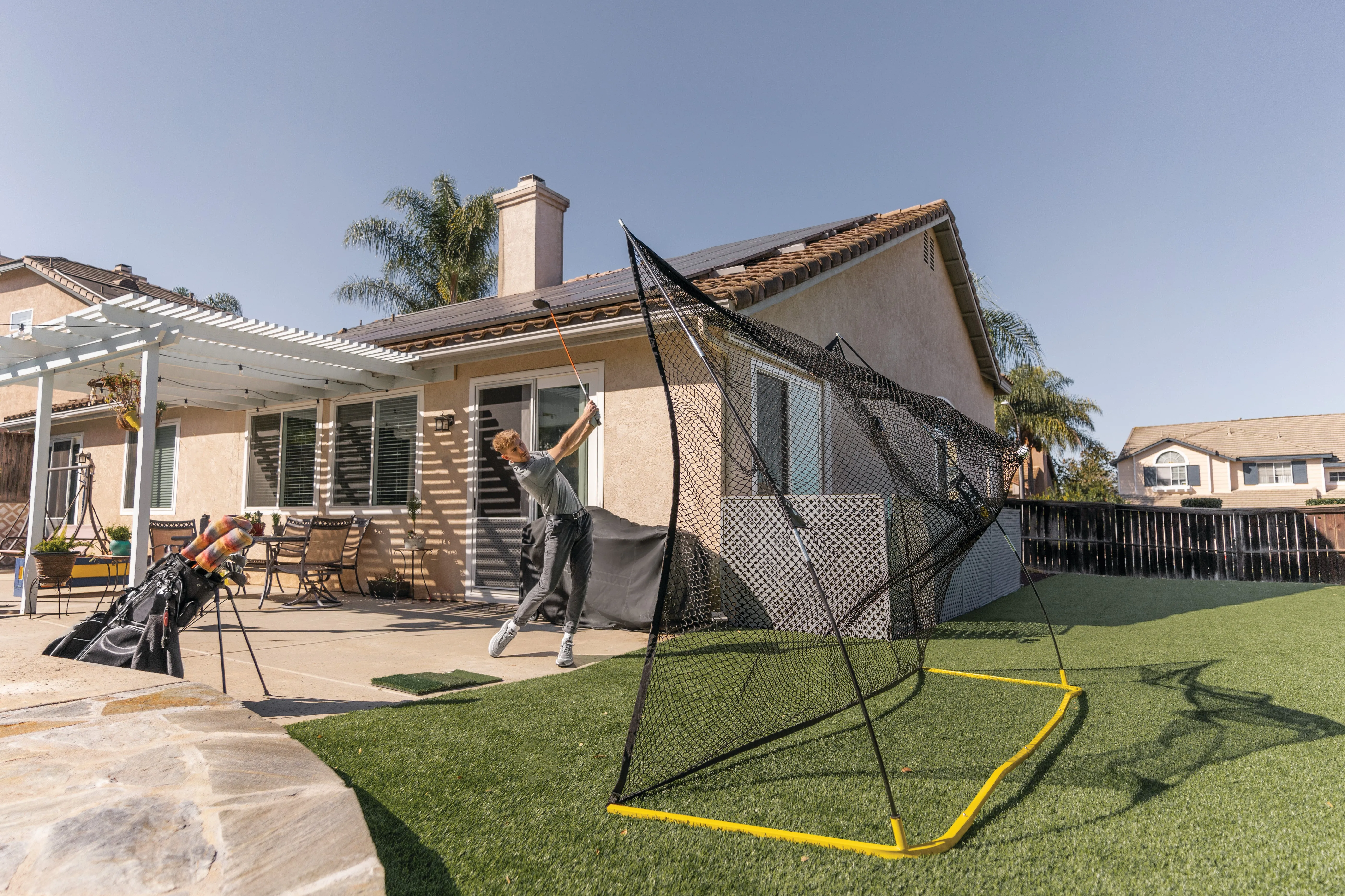 Home Driving Range Net with Smooth Ball Return