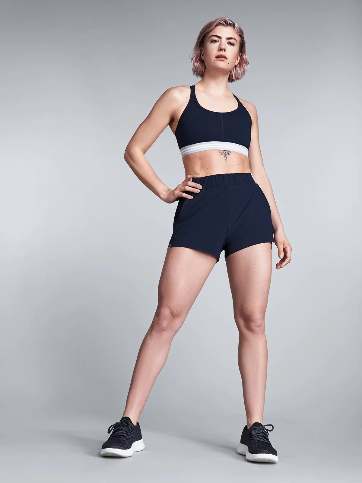 HUNT RUN Recycled Short Marine