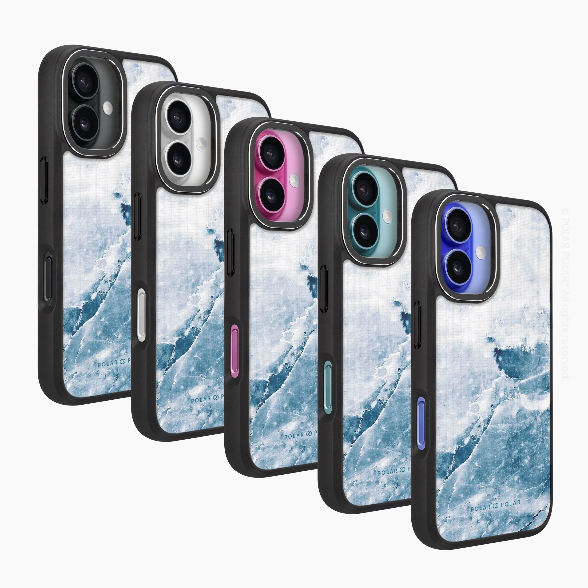 Icy - iPhone 16 Plus Frosted Black Bumper MagSafe Case
