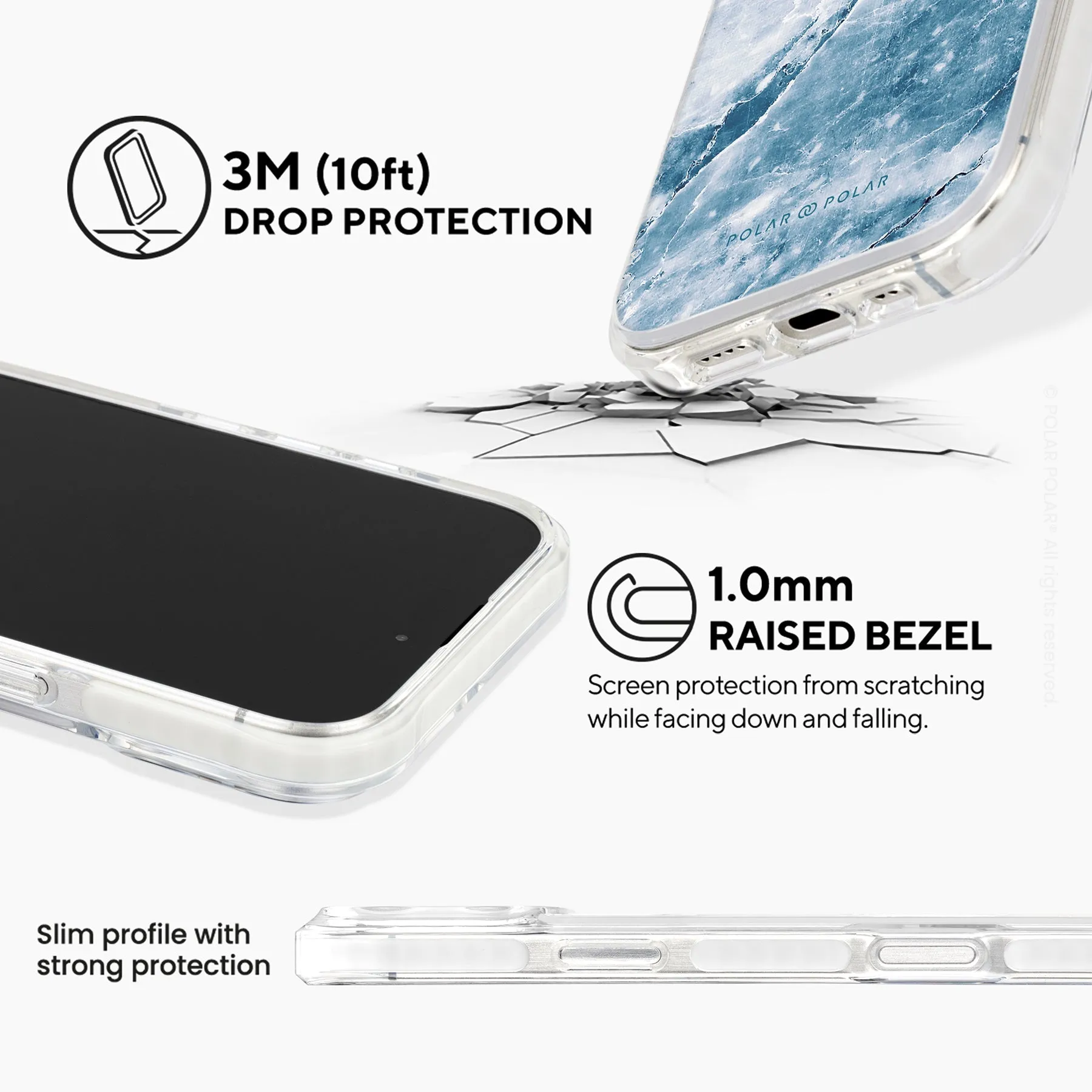 Icy - iPhone 16 Pro Max Clear Bumper MagSafe Case