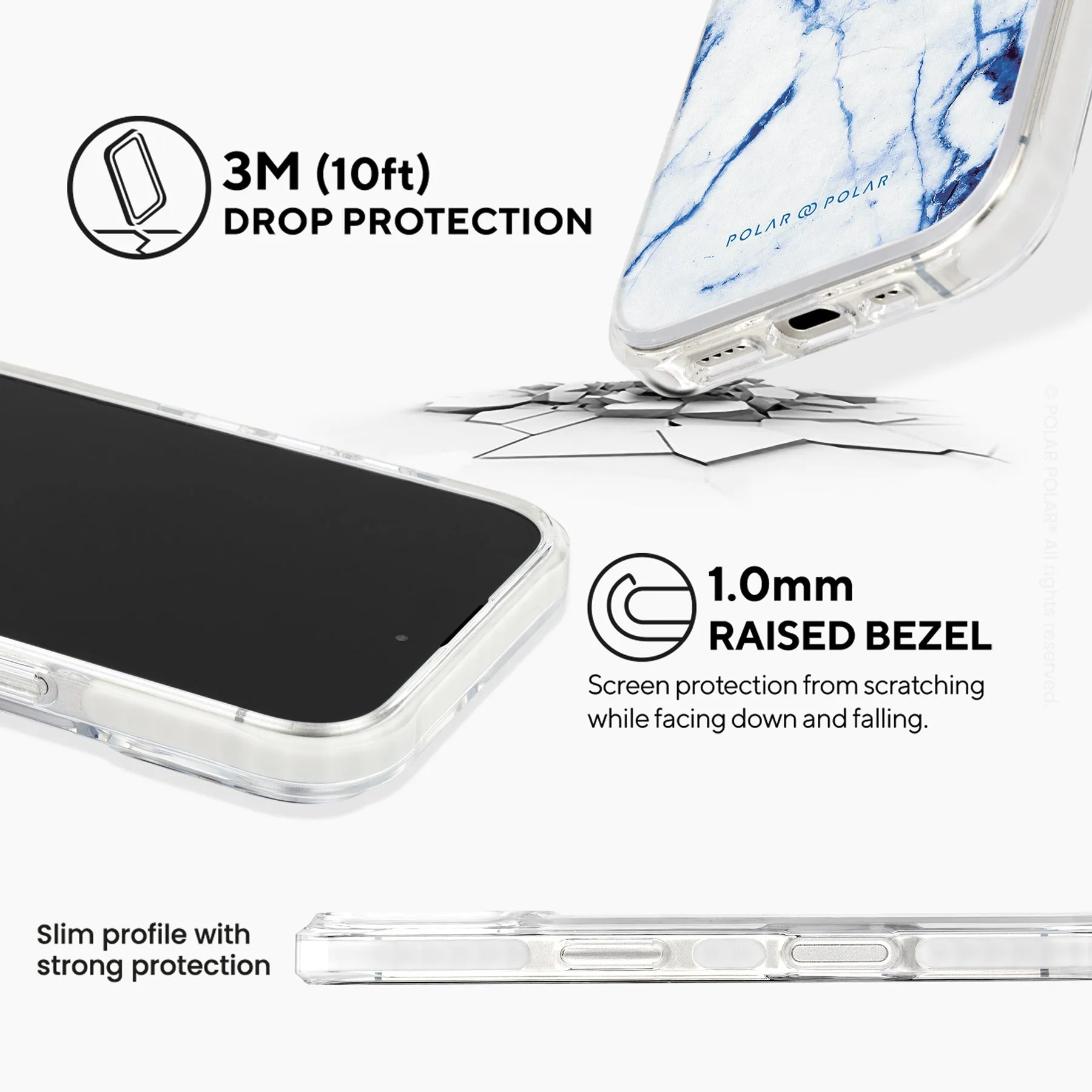 Indigo Vase - iPhone 16 Clear Bumper MagSafe Case
