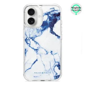 Indigo Vase - iPhone 16 Clear Bumper MagSafe Case
