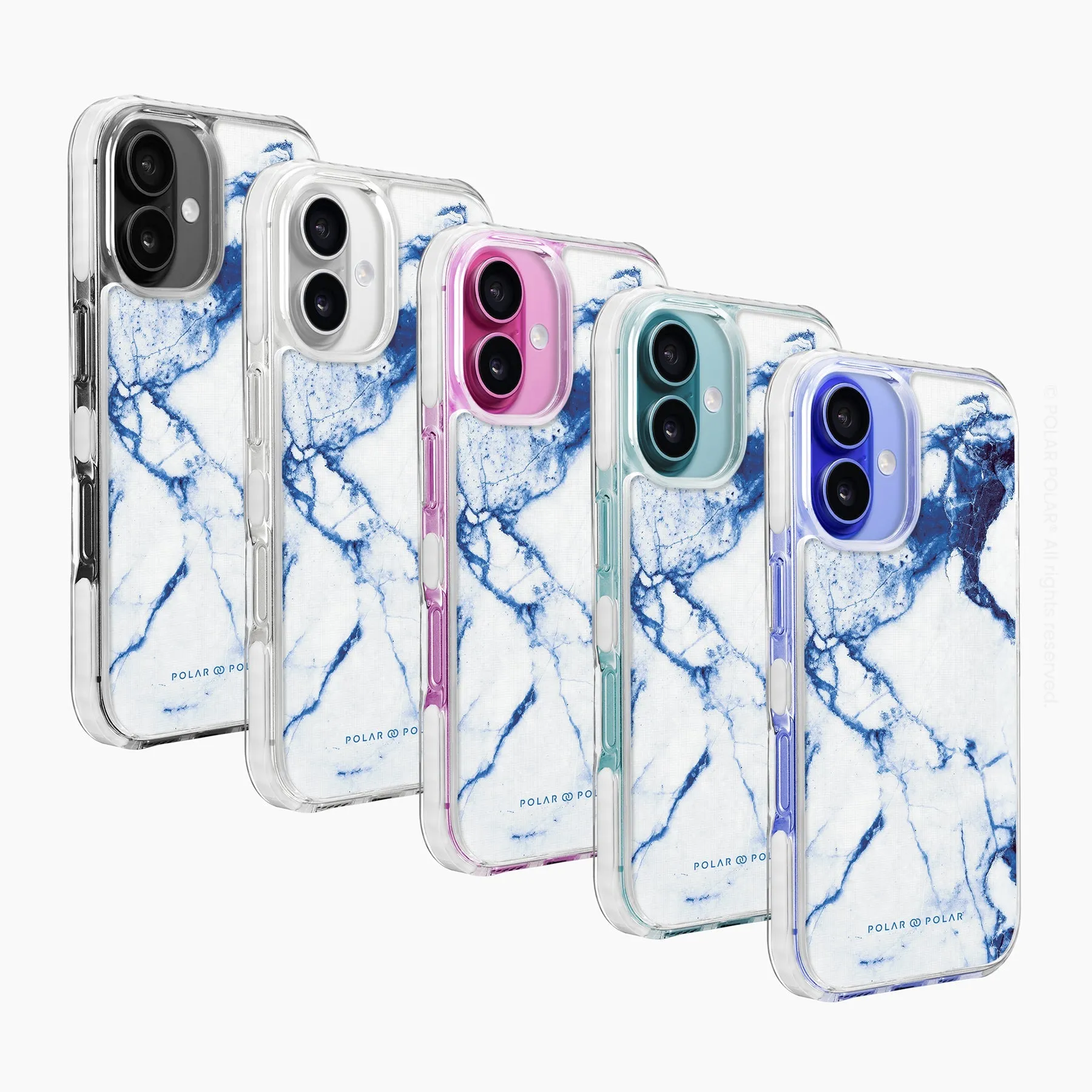 Indigo Vase - iPhone 16 Clear Bumper MagSafe Case