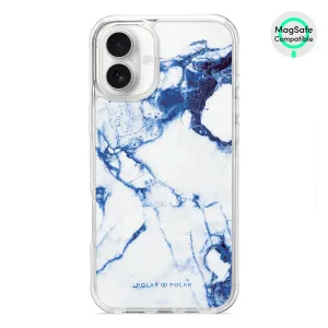 Indigo Vase - iPhone 16 Plus Clear Bumper MagSafe Case