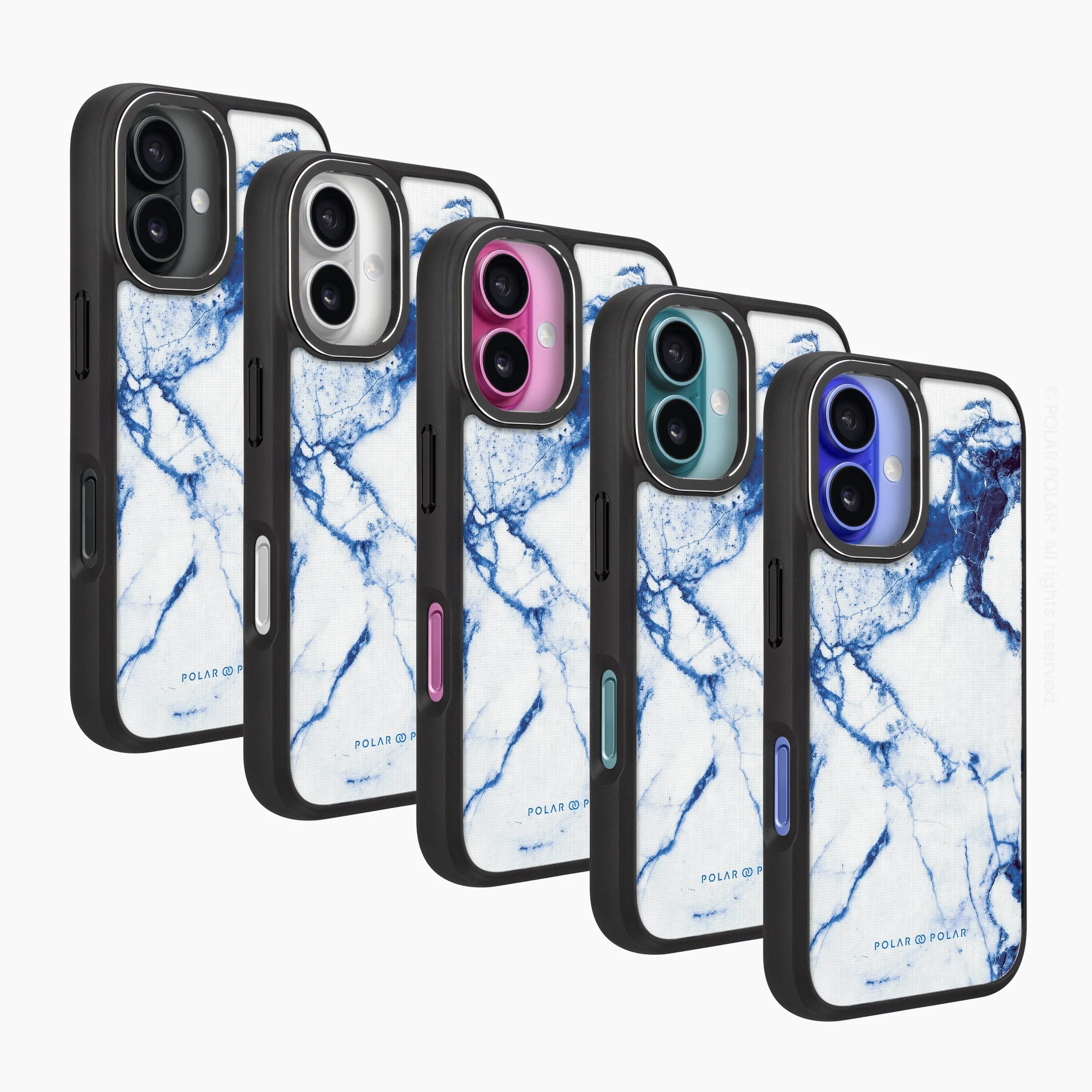 Indigo Vase - iPhone 16 Plus Frosted Black Bumper MagSafe Case