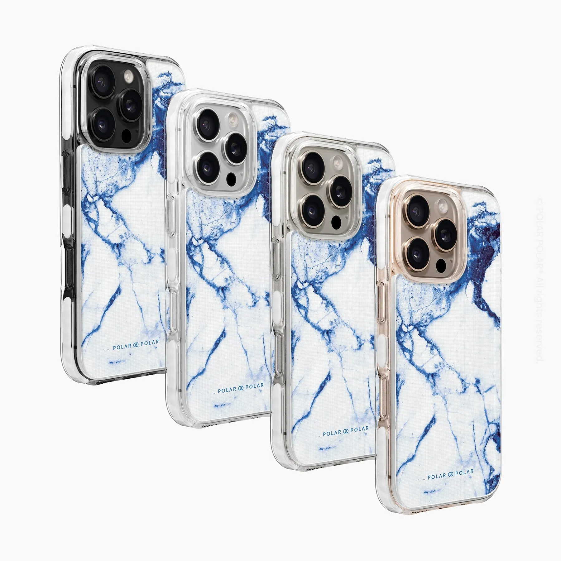 Indigo Vase - iPhone 16 Pro Max Clear Bumper MagSafe Case