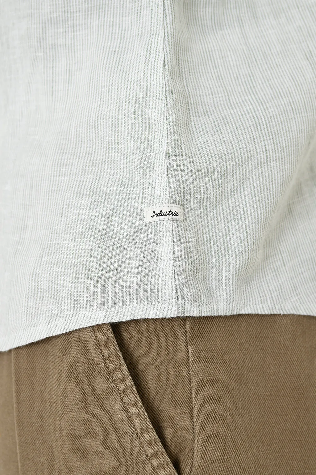 Industrie The Rochecroft Long Sleeve Shirt - Sage